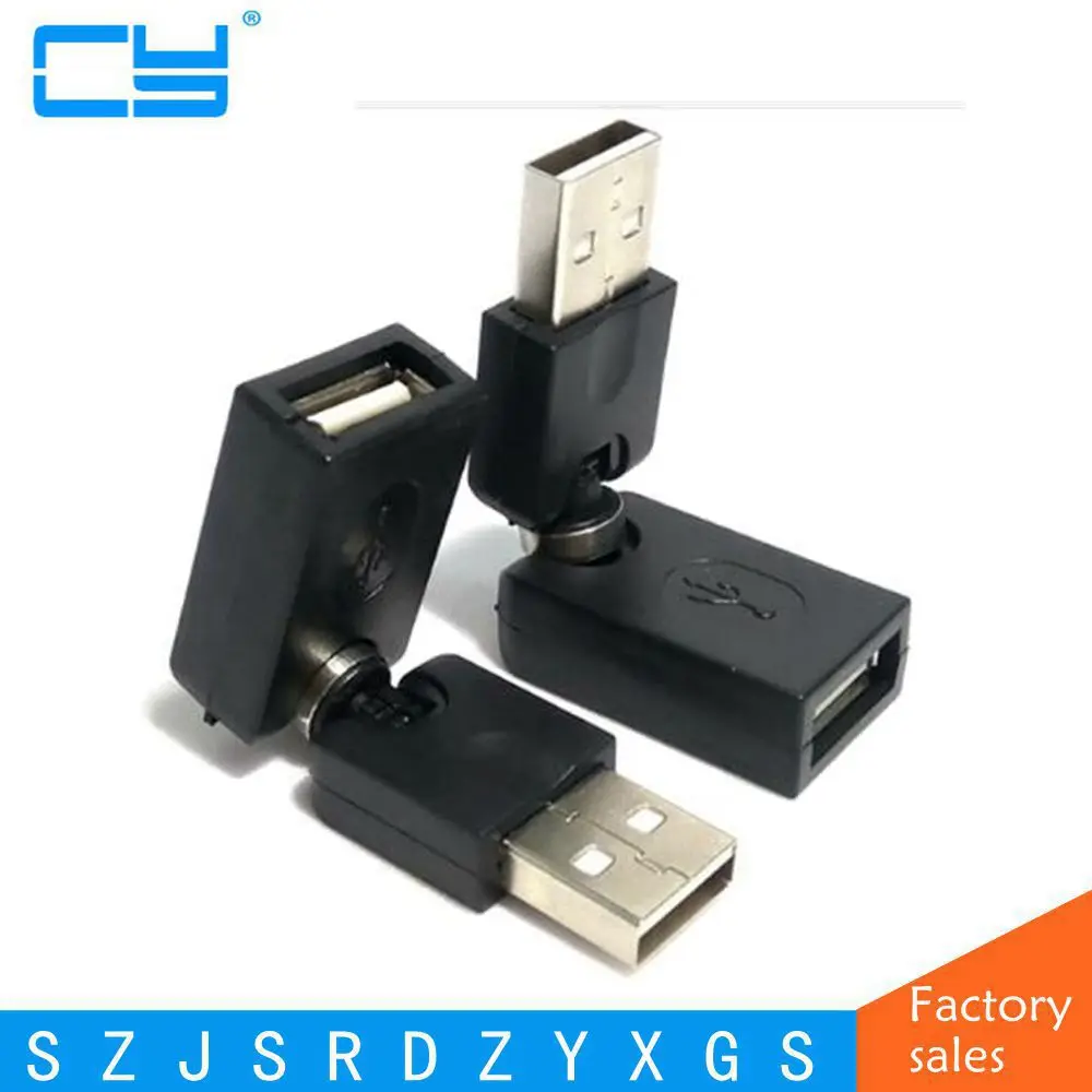 1 шт. Удлинительный адаптер с USB Папа мама 90 180 градусов вращающийся на 360 градусов|