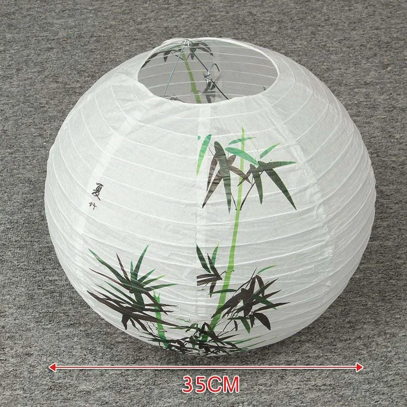 Simple Unique Round Light DIY Craft Hanging Ball Lanterns Party