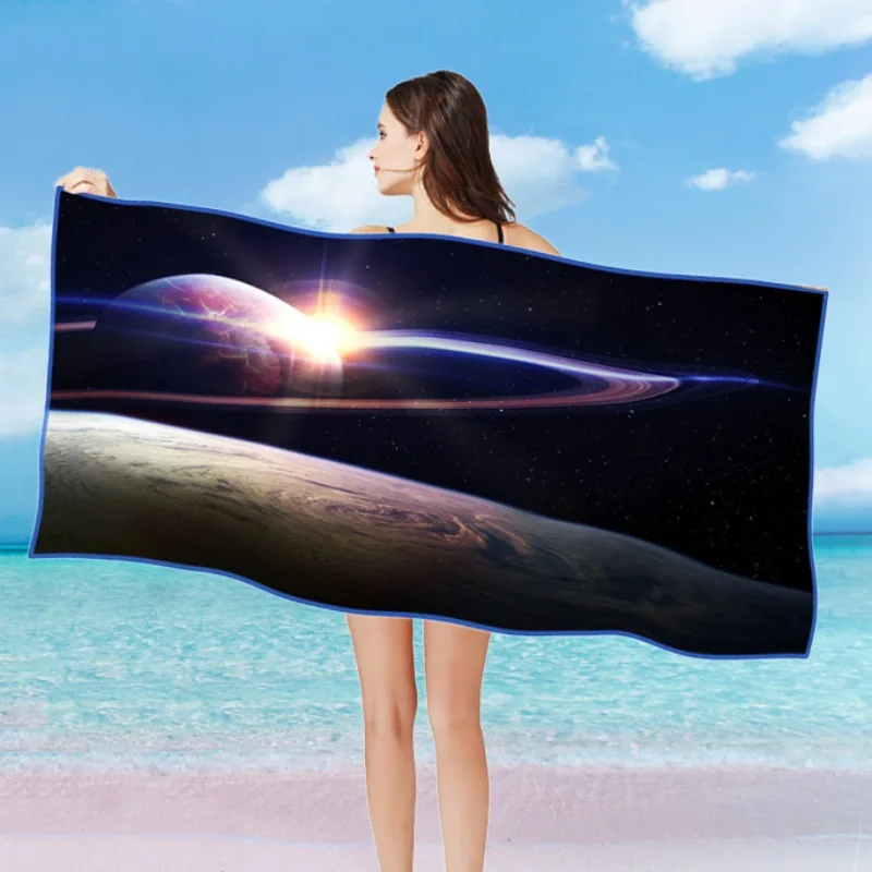 Серия 2 160*80 см 3D HD печатное пляжное полотенце быстросохнущая микрофибра ткань песок бесплатно Multifuntion пляжное полотенце s