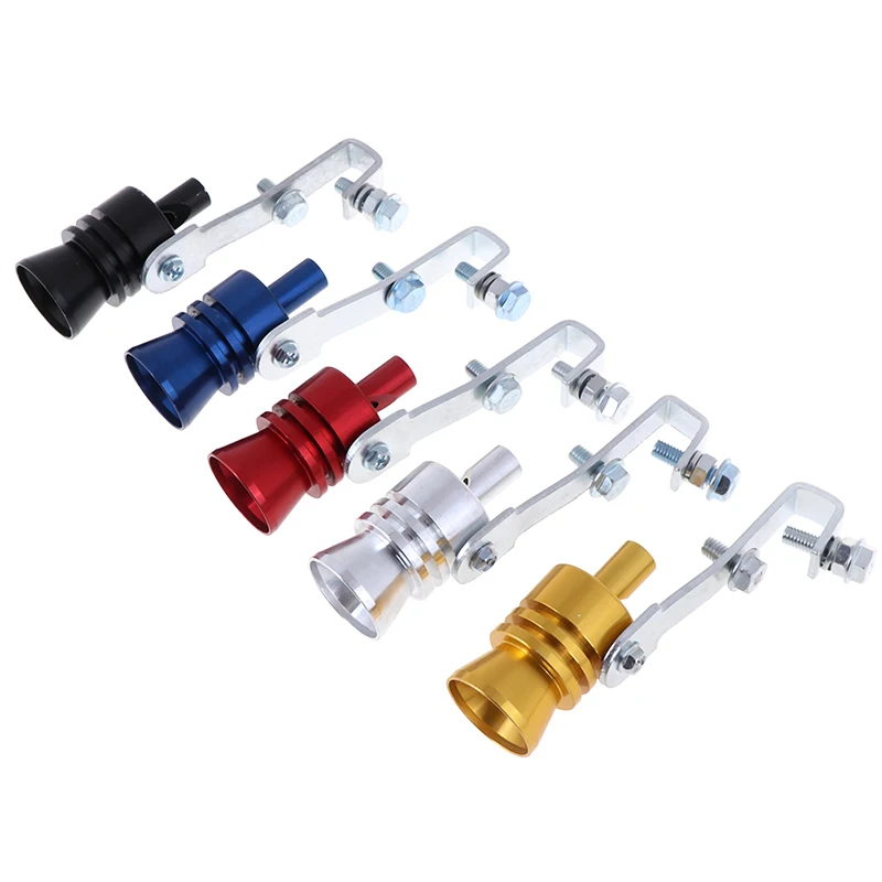 

Gold Motorbike Car Exhaust Fake Turbo Whistle Pipe Sound Muffler Blow Off Valve Bov Universal Simulator Whistler