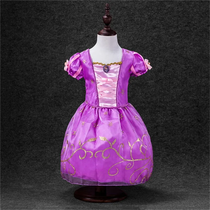 Дизайнерские для Обувь для девочек Летняя фантазия платье Золушки праздничное платье принцессы для детей Детская одежда Belle костюм