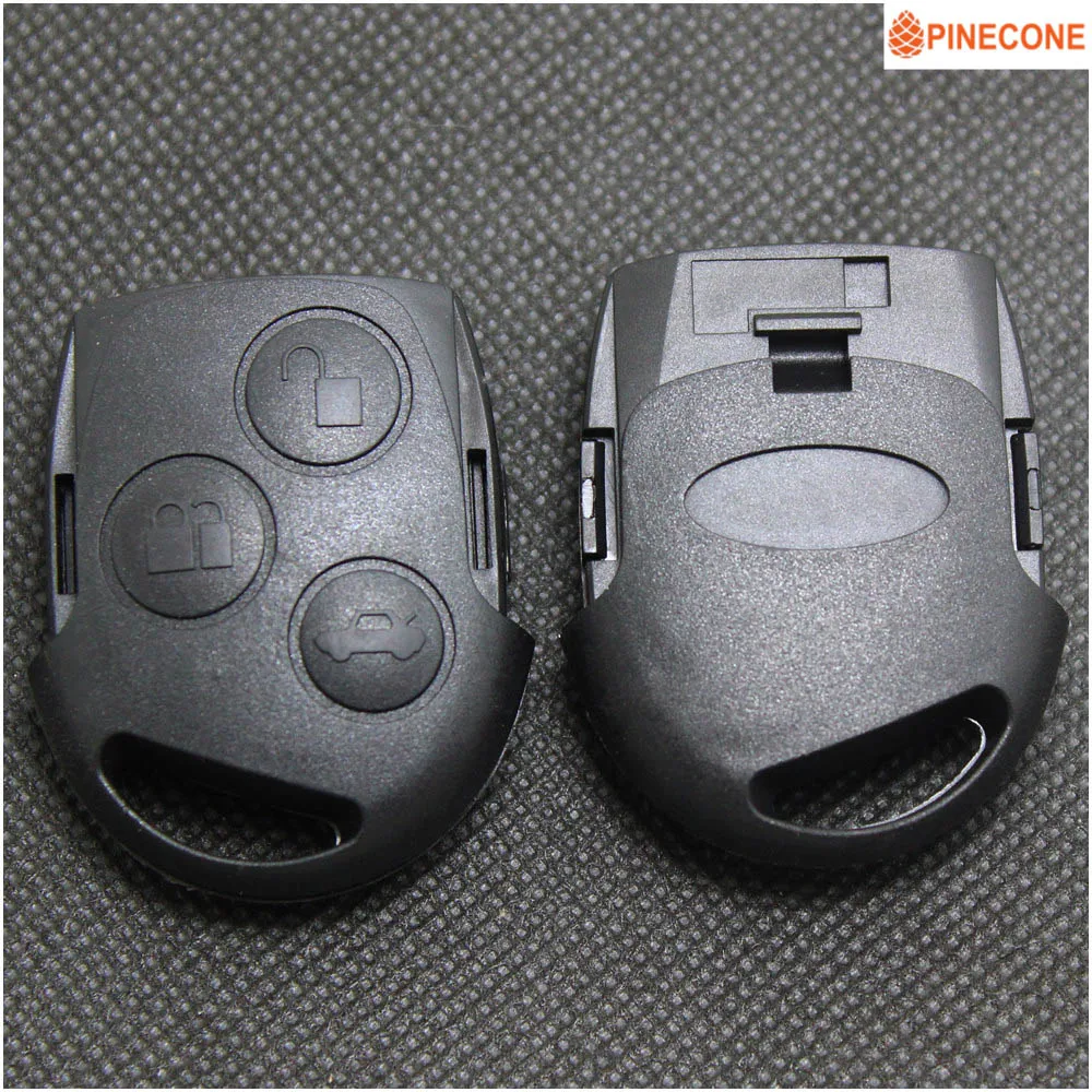 PINECONE для FORD FOCUS FIESTA FUSION C MAX MONDEO GALAXY S Key 3 кнопки замены корпуса ключа с проводящей
