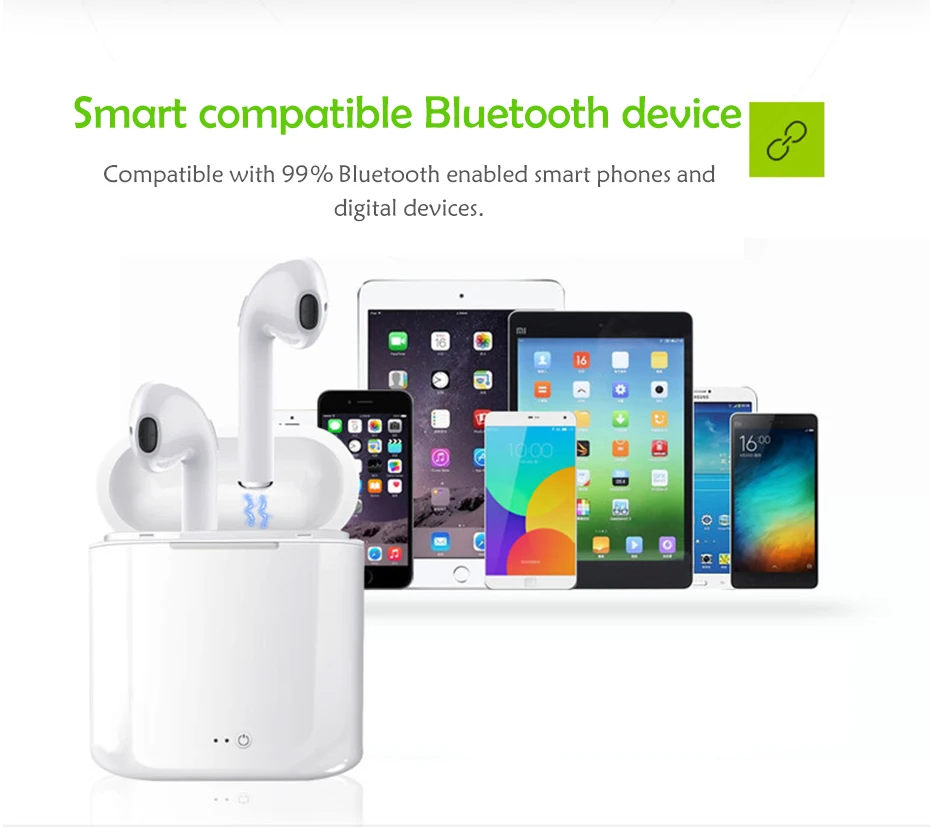 Wireless Twins Earphone In Ear Bluetooth Wireless Earphone With Microphone Mini Earphone Wireless Twins Earphone For Samsung (15)