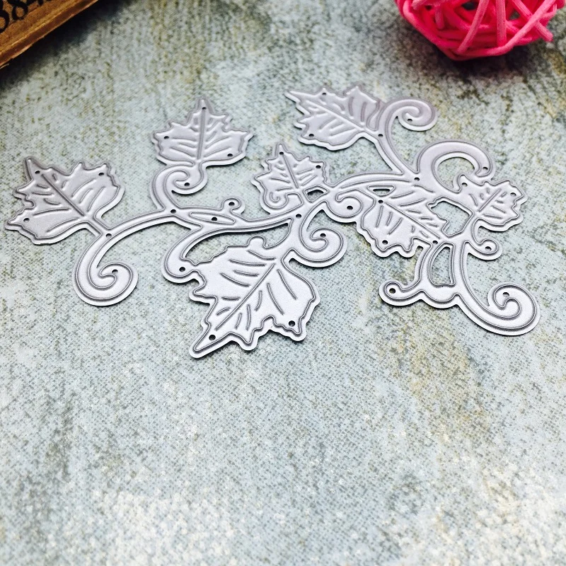  Maple leaves Cutting Dies Scrapbooking Embossing Stencil Card Die Squirrel Design For DIY Invitatio - 32978731540