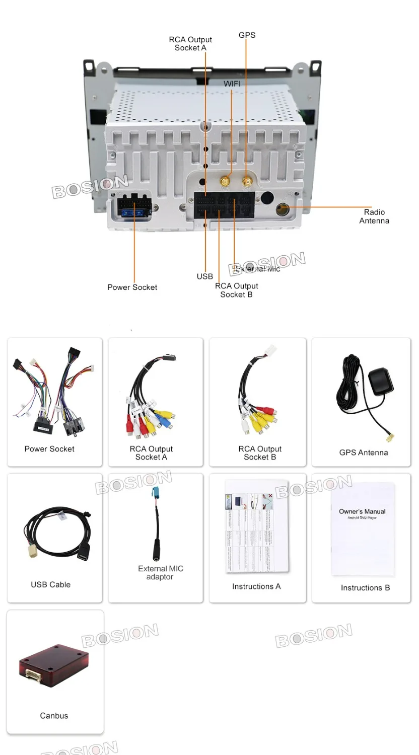 Sale Octa Cores Android 9.0 Radio WIFI 2din GPS Head unit for Mercedes Benz B200 A B Class W169 W245 Viano Vito W639 Sprinter W906 BT 5