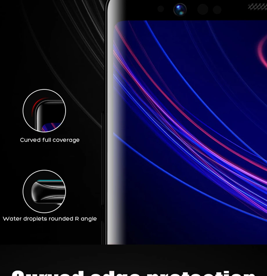 YOYIC 9D полностью изогнутое закаленное стекло для samsung Galaxy S9 S8 Plus S6 S7 Edge Защита экрана для samsung Note 8 9 стеклянная пленка