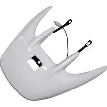 For HONDA DIOZX AF34 AF35 AMotorcycle Scooter Plastic tail full set Tail wings black white With iron frame with the taillights