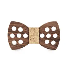 Британский деревянный Gravata мужской резной горошек гравировка Официальный галстук-бабочка Свадебный костюм бизнес бабочка галстук вечерние деревянная бабочка