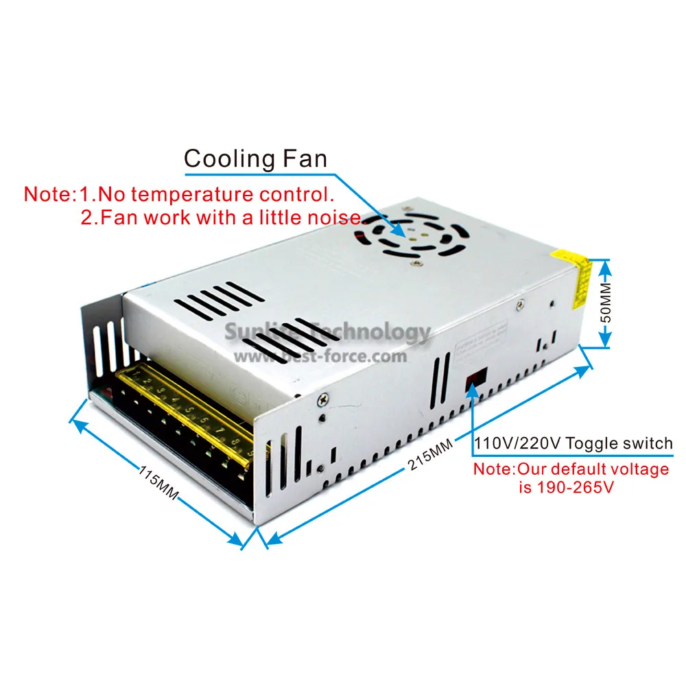 DC Питание 12V 50A 600 Вт Светодиодный драйвер Трансформатор AC110V 220V постоянного тока до DC12V Источники питания адаптер для Светодиодные полосы лампа светильник CNC CCTV