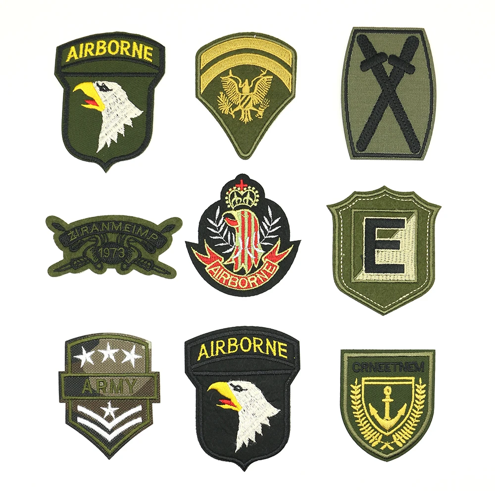 2018 New 1 pcs The exquisite emblem of retro Iron-on American Special Forces military the patch P-1000