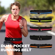 Сумка для бега с двумя карманами, поясная сумка для телефона, спортивная сумка для путешествий, поясная сумка для мужчин и женщин