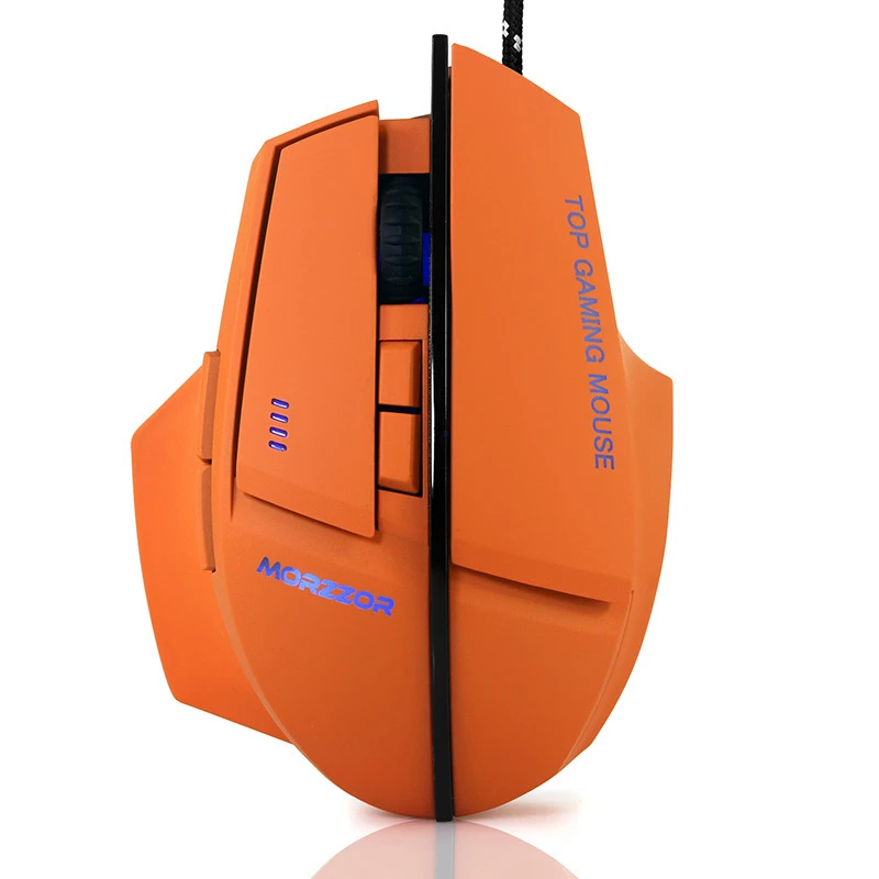 AWN игровая мышь 2400 dpi регулируемая компьютерная оптическая светодиодный 7 кнопок