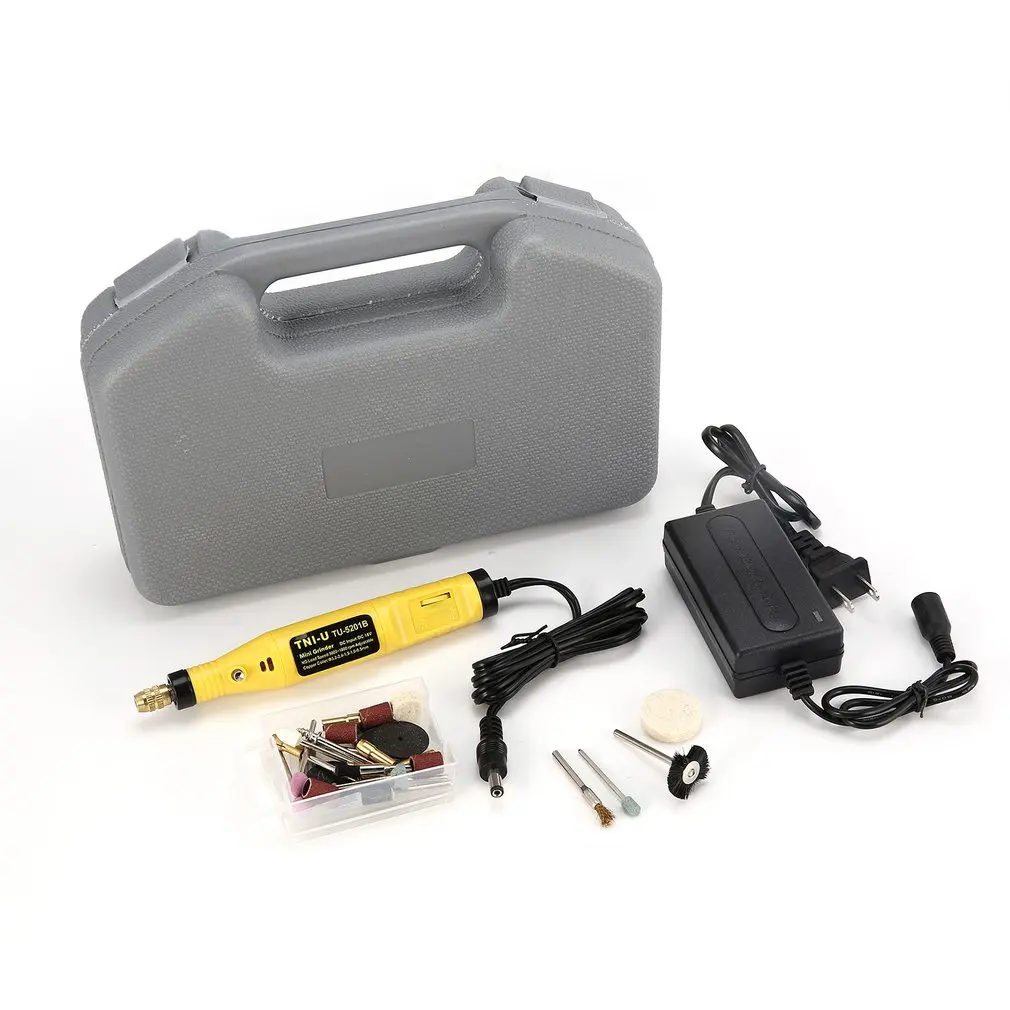 

TNI-U Mini Grinder Engraving Pen Electric Drill Variable Speed Rotary Tool Grinding Machine Mini-mill DIY Wood Work Repairing