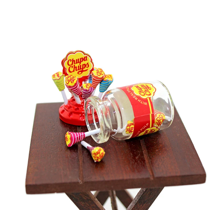 1/12 банка для конфет с конфетами миниатюрный леденец для кукольного домика Декор Игрушки Кухня Аксессуары для конфет магазин десерт сахар украшения