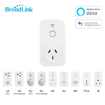 

AU Wifi Smart Socket WiFi Outlet BroadLink SP Plug Works with Alexa(Echo,Echo Dot), Google Home, Remote Control Timer