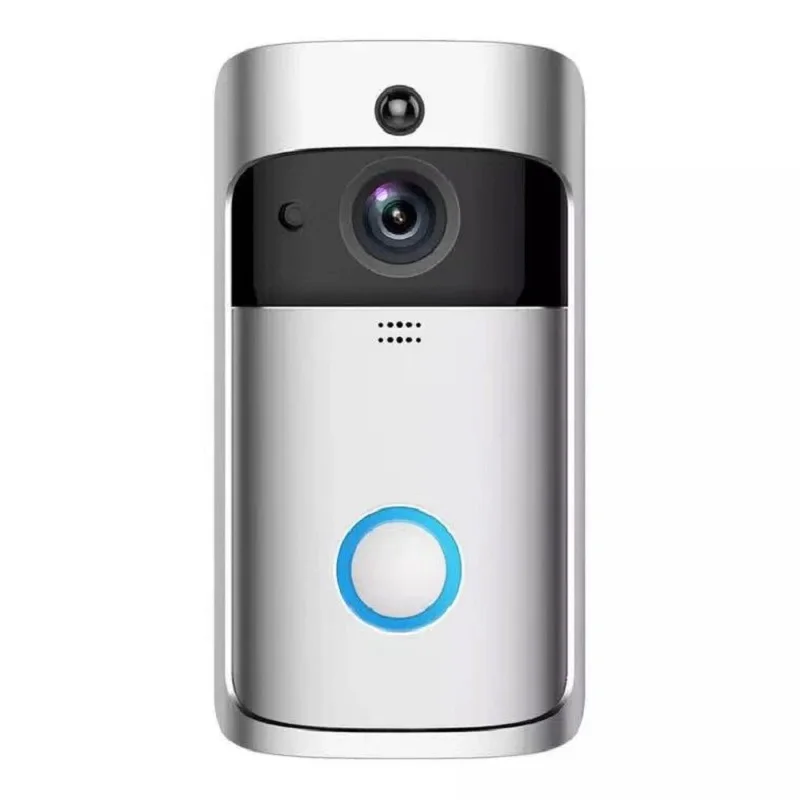 

PHUQY WIFI Visual Doorbell Wireless Intercom Doorbell 720P PIR Motion Detection Night View SD card Video Smart Doorbell Ring