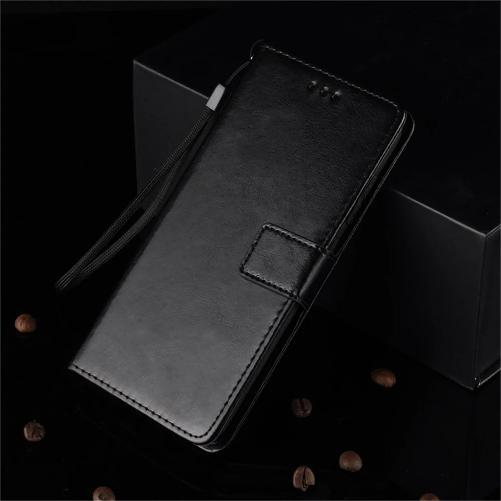 For Oppo Realme 3 Case Luxury Flip PU Leather Wallet Lanyard Stand Protective OPPO 3Pro Realme3 Pro Phone Bags | Мобильные телефоны