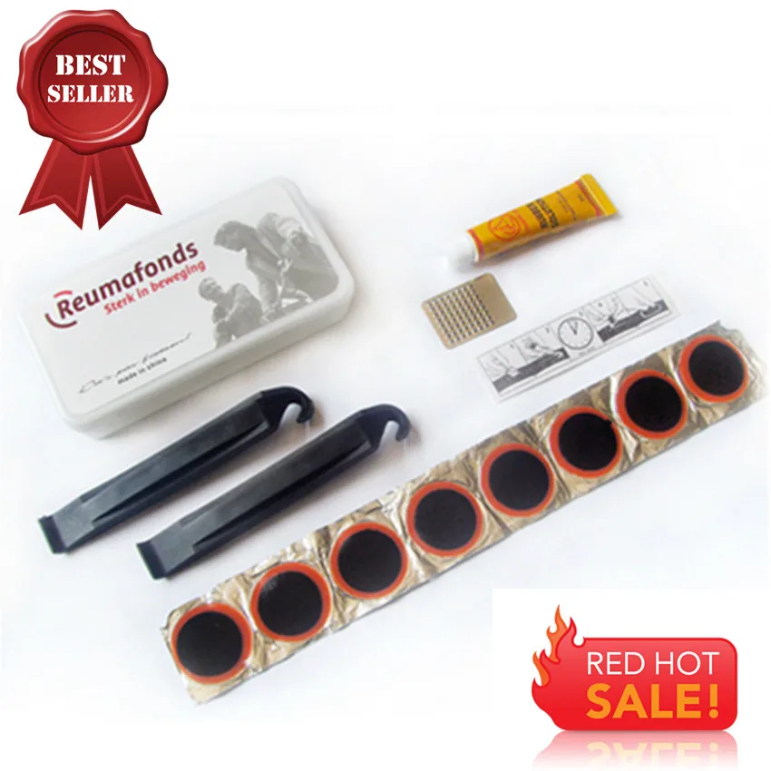 

Bicycle Bike Tire Repair Kits Tools 1 Set Chain Cycling Kits MKLG Mountain Road Bike Inner Tubes Accessories Tyre Kits Tool