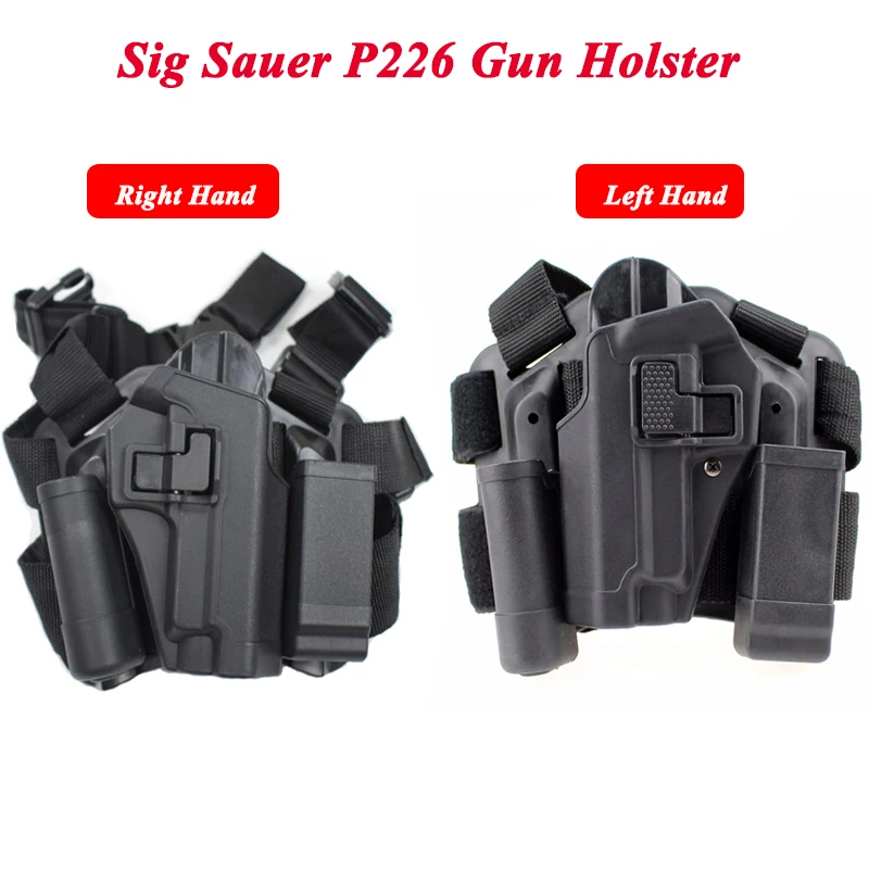 Left / Right Hand Gun Holster tactical Army Gear Hunting Pistol Belt