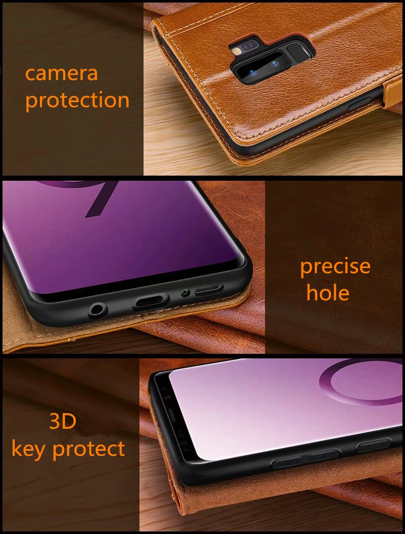 genuine leather flip case  (17)