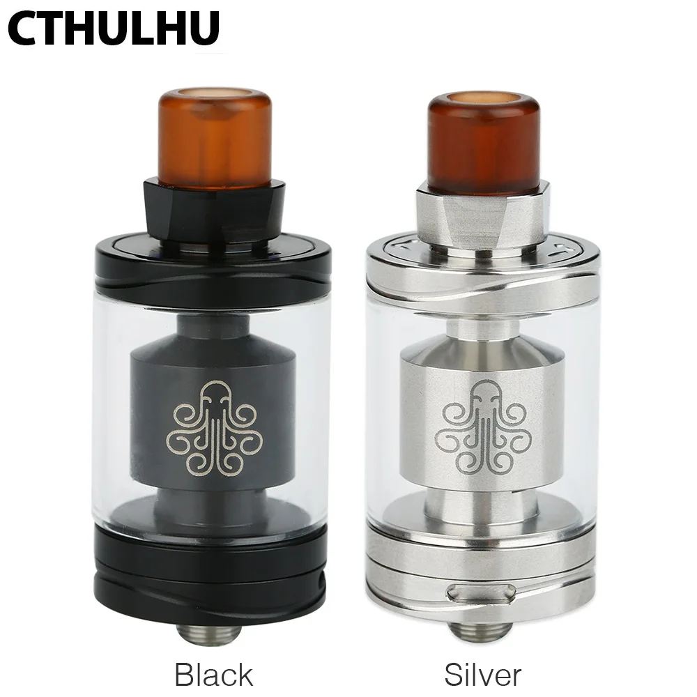 Original Cthulhu Hastur MTL RTA Tank 3.5ml Capacity Single Coil Atomizer with Easy Locking Big Post & Top Filling MTL Vape Tank Original Cthulhu Hastur MTL RTA Tank 3.5ml Capacity Single Coil Atomizer with Easy Locking Big Post & Top Filling MTL Vape Tank