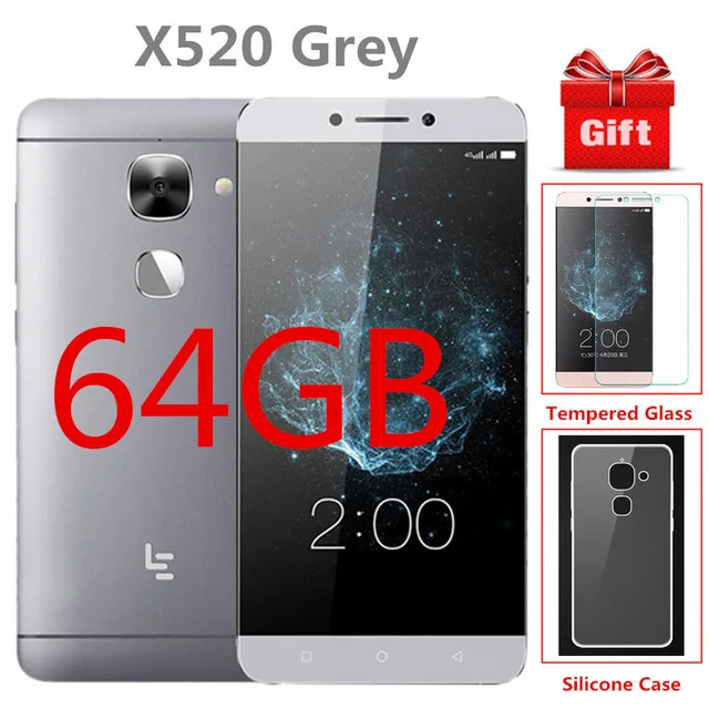 LeEco Letv S3 X522 Le2 X526 X520 3 ГБ ОЗУ 32 ГБ/64 ГБ Snapdragon 652 смартфон 5,5 дюймов Восьмиядерный 3000 мАч 4G мобильный телефон - Цвет: X520 Grey 64G