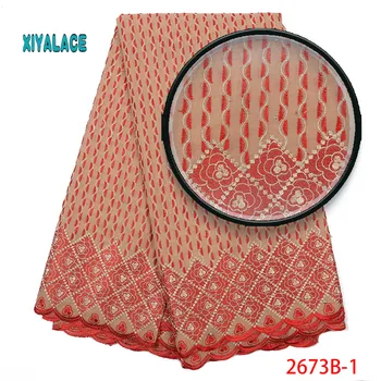

Swiss Voile Lace Fabric 2019 High Quality Lace Best Selling African Dresses For Wedding Lace Cotton Lace Party Dress YA2673B-1