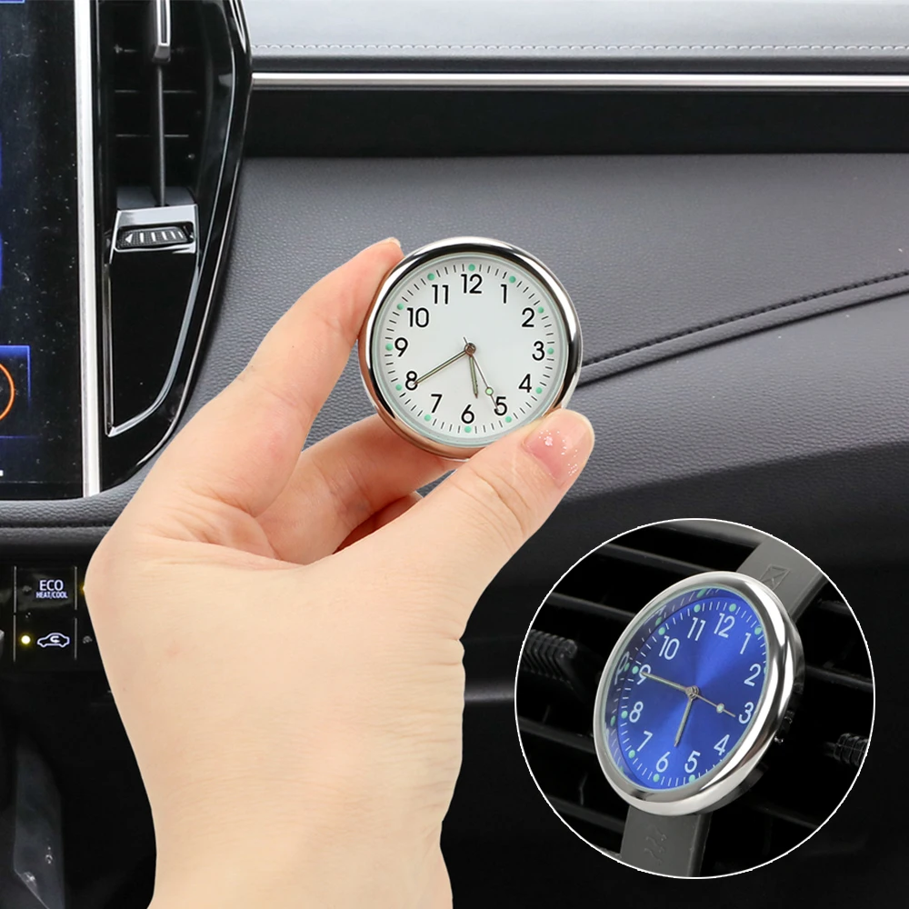 

FORAUTO Car Clock Analog Watch Luminous Auto Air Outlet Decoration Car Ornaments Car-styling Auto Accessories Quartz Clocks