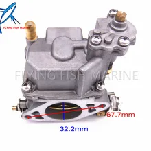 Лодочный мотор 66M-14301-12-00 карбюратор в сборе для Yamaha 4-тактный 15hp F15 Электрический Подвесной лодочный двигатель