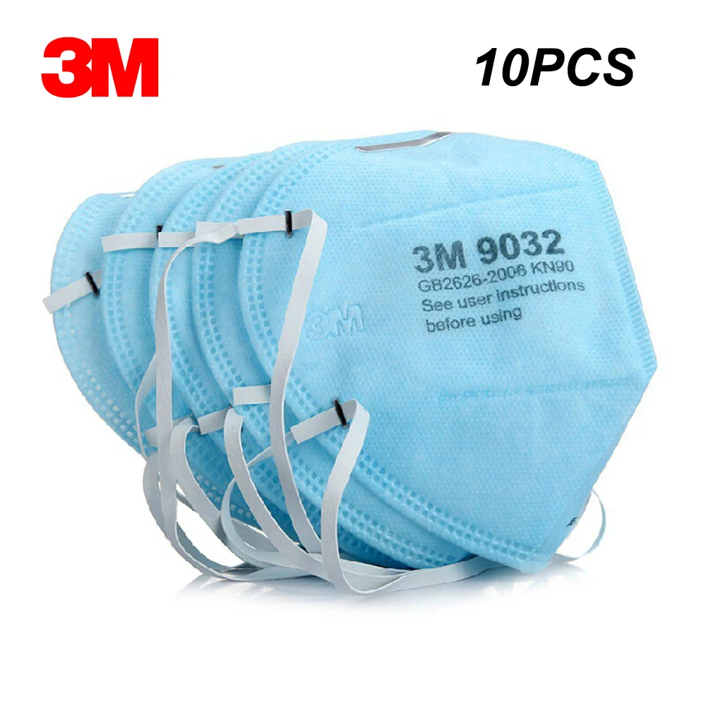 

3M 9031 10pcs Dust Mask Respirator Breathable Anti-PM2.5 Anti-fog Haze Industrial Workshop Face Mask Anti Particulate KN90