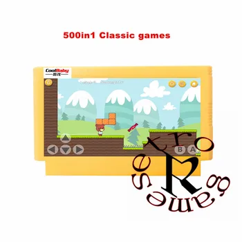 

50pcs/lot coolbaby Classic games 7/150/180/380/400/500 in 1 Best Child Gift 8 bit Game Card for Video Game Console Memory Card