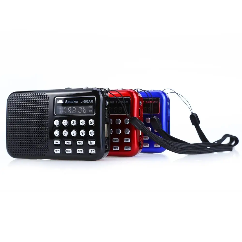 L065 Портативный AM/FM радио музыка Динамик Поддержка TF карты SD USB AUX аудио Вход