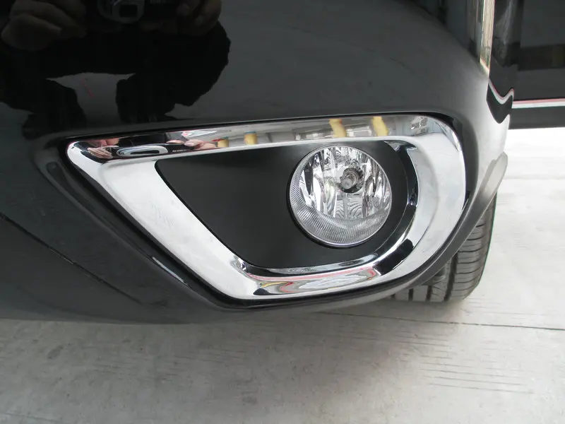 Передняя и задняя крышка противотуманных фар автомобиля Рамка для Forester 2013 ABS хром, 2 шт./лот