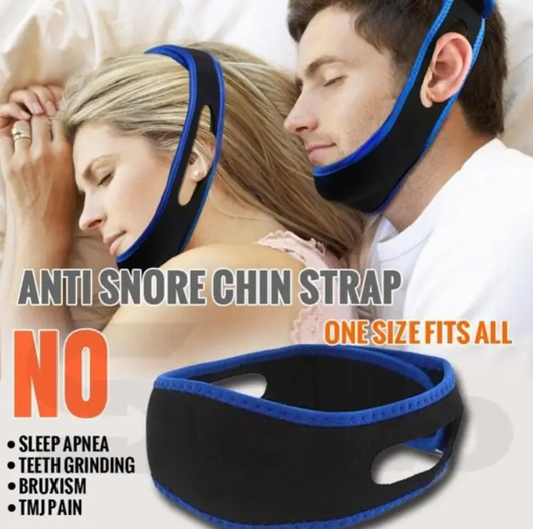 Anti Snore Chin Strap Stop Snoring Snore Belt Sleep Apnea Chin Support