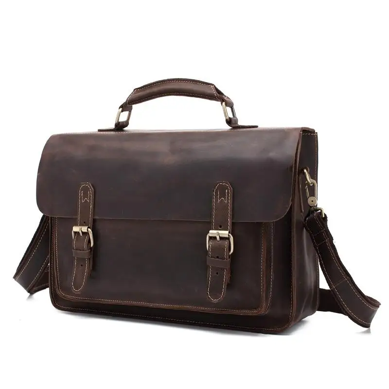 جديد خمر حقيبة عارضة حقيقية حقائب يد جلدية رجل أكياس جلد البقر جلدية Crossbody حقيبة الرجال حقيبة ساع حقيبة