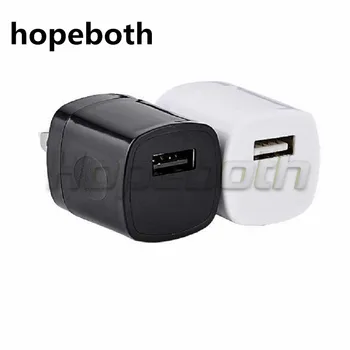 

hopeboth Single Color Black white US Ac home wall charger power adapter for phone 4 5 6 7 for ipod for samsung htc mp3