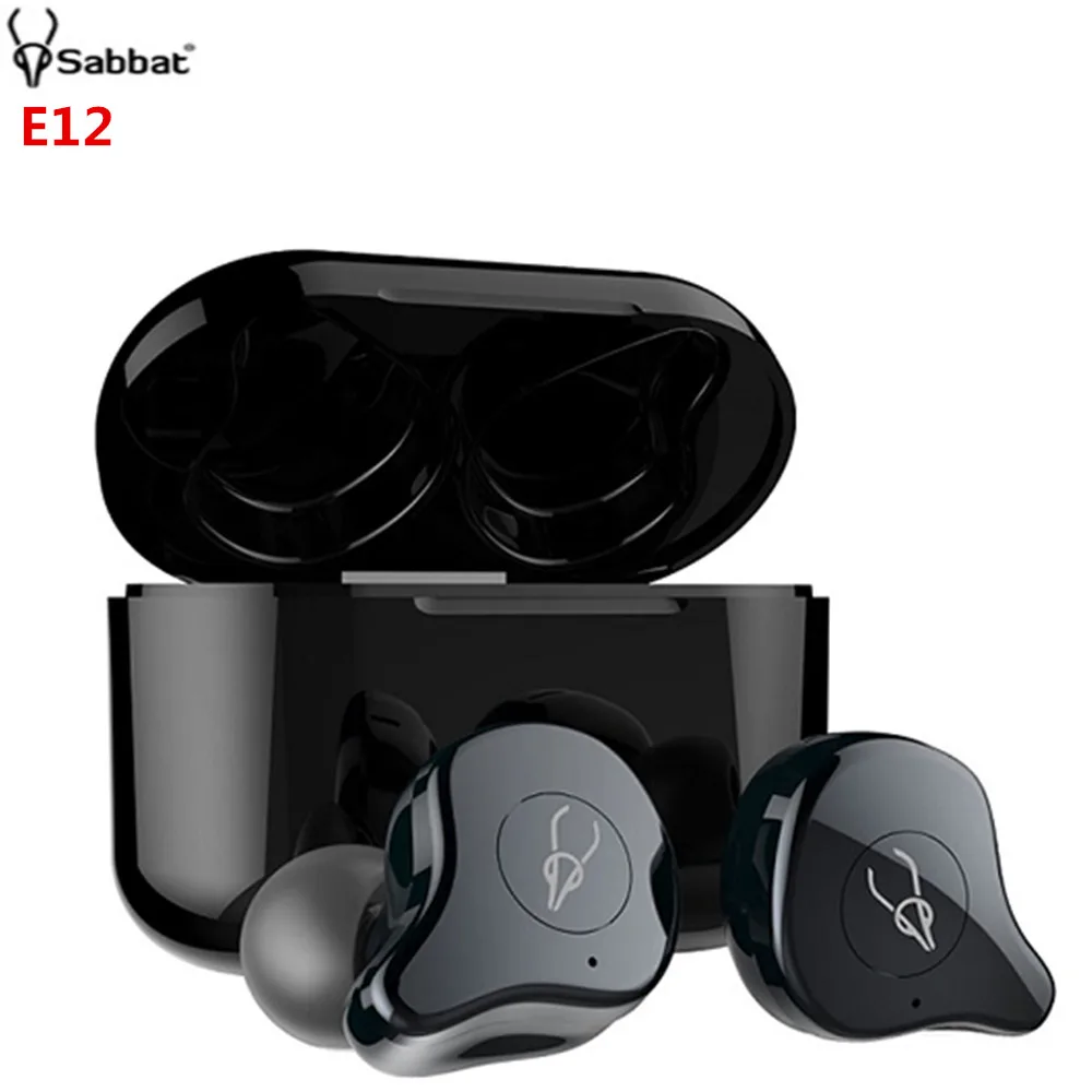

Original Sabbat E12 TWS Bluetooth 5.0 Wireless Headset HiFi Stereo Earbuds Sports Earphones with Mic Fast Charging Case