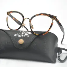 MINCL новые сексуальные леопардовые кошачьи очки для близорукости, оправа для женщин, Модные леопардовые квадратные оправы для очков, женские очки, прозрачные линзы NX