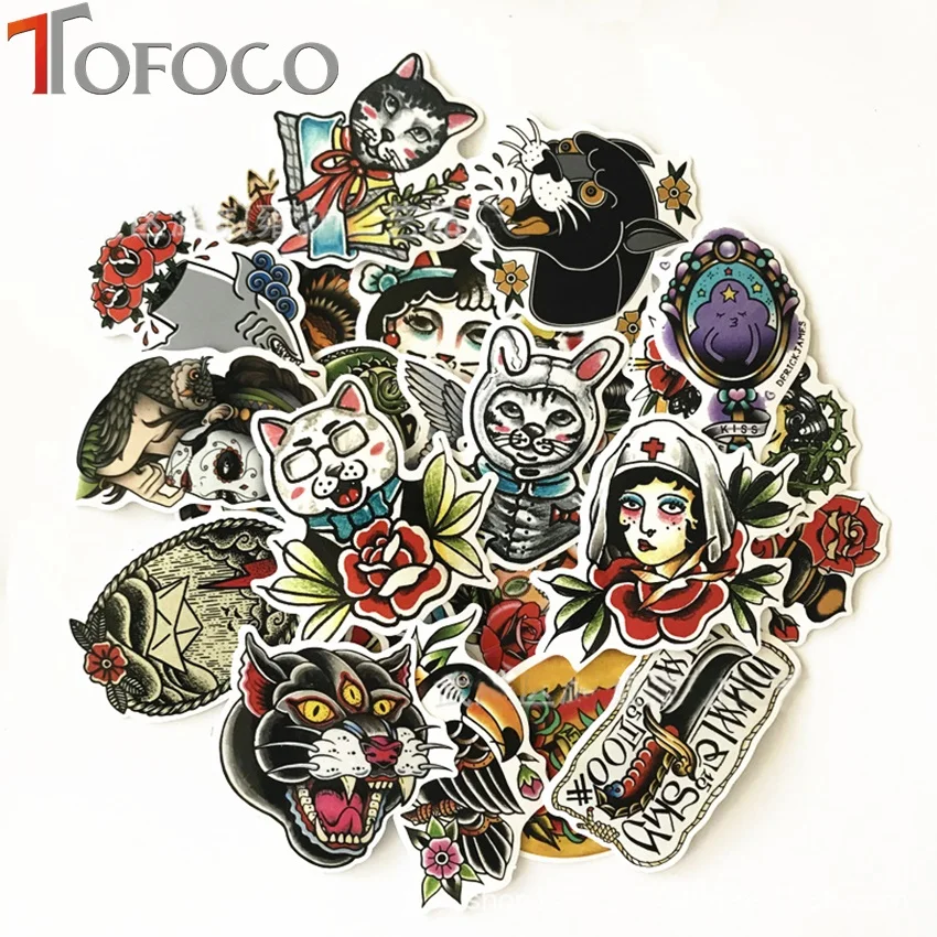 50 Pcs/Set Colorful Beaut Girl Fashion Style Graffiti Sticker For Moto Car Suitcase Cool Laptop Stickers Skateboard | Игрушки и хобби