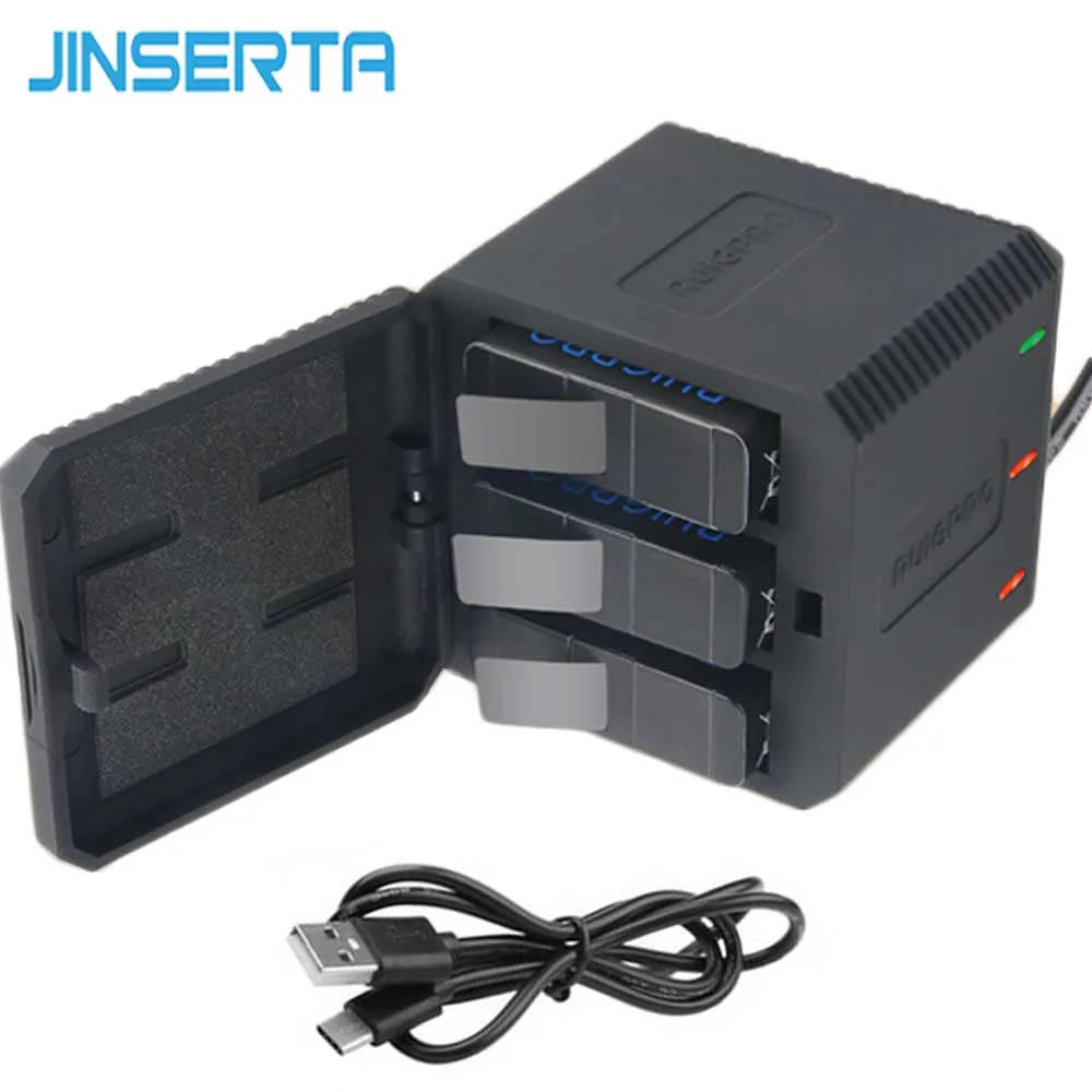 E3633-3 Slot Battery Charger for Gopro6-9