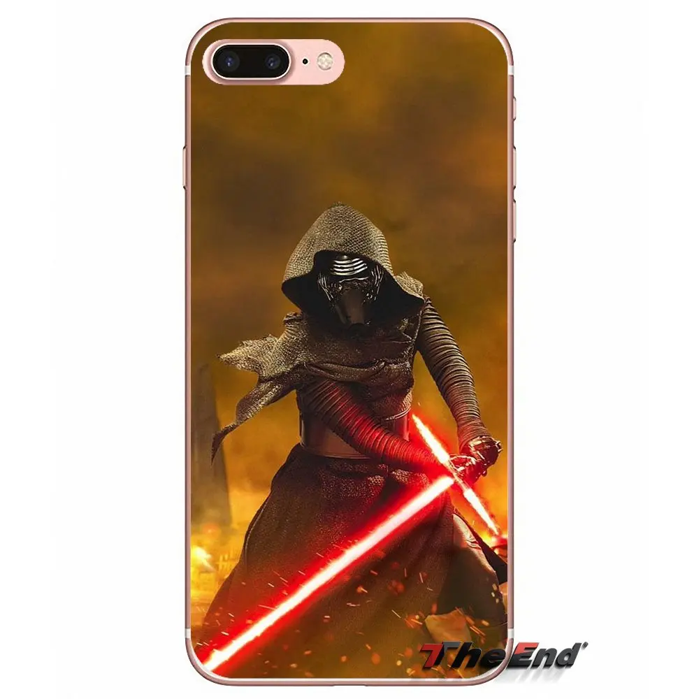 Звездные войны коммандер kylo Рен чехол для телефона iPhone X 4 4S 5 5S 5C SE 6 6S 7 8 Plus Samsung Galaxy
