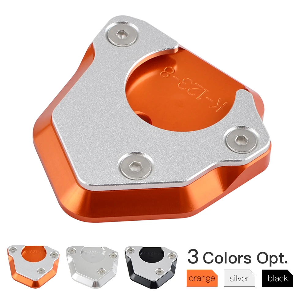 

Side Kick Stand Pad Kickstand Pedal Extension Base Plate For KTM 990 2006-2013 Duke 690/R 12-15 Duke125/250/390 17-18 Billet