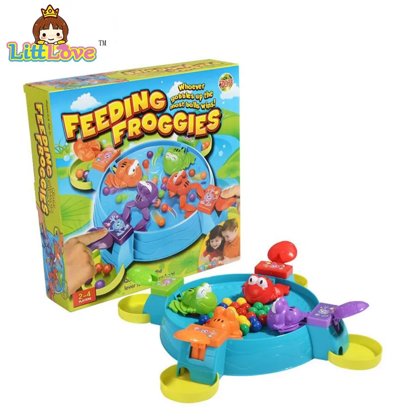 LittLove Ծնող-երեխա փոխազդեցության խաղալիքներ Սնուցող Hippo Swallow Beads Table Game Hungry Hippo Child կրթական Խաղալիքներ Նվեր երեխաների համար