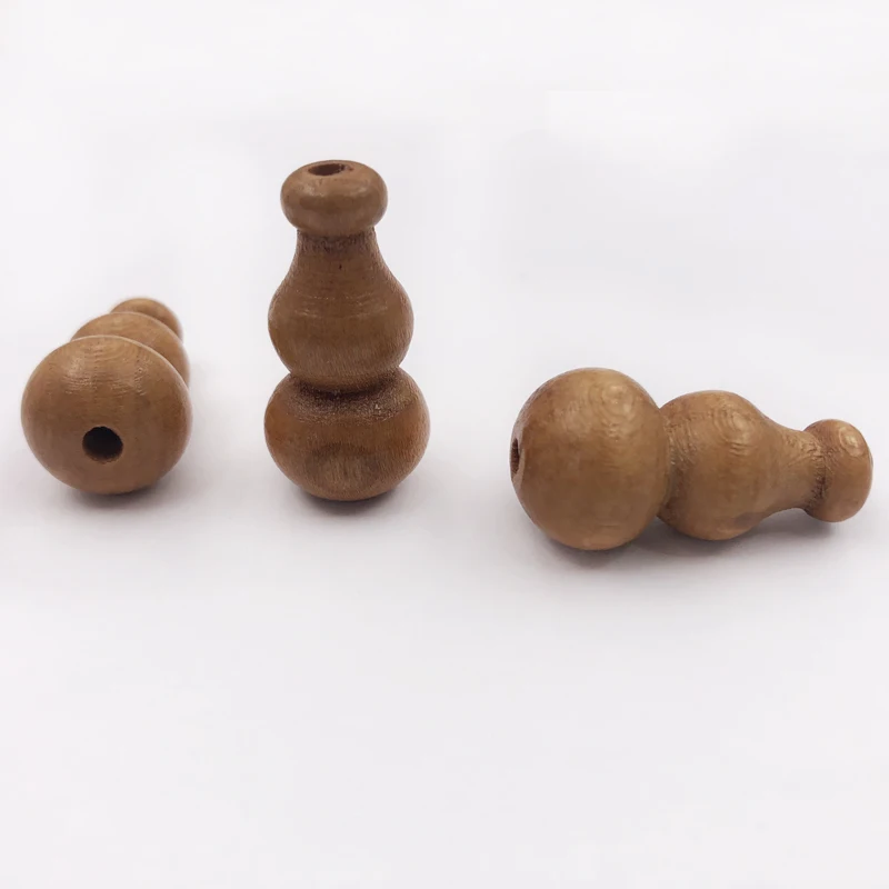 10 шт. 15x30 мм деревянные бусины hole3mm кофейные круглые DIY ювелирные аксессуары