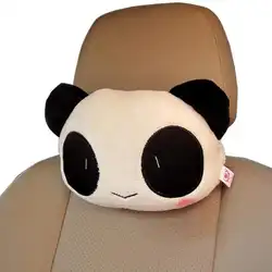2 шт. автомобильный аксессуар панда автомобиль плюшевая подушка головной убор