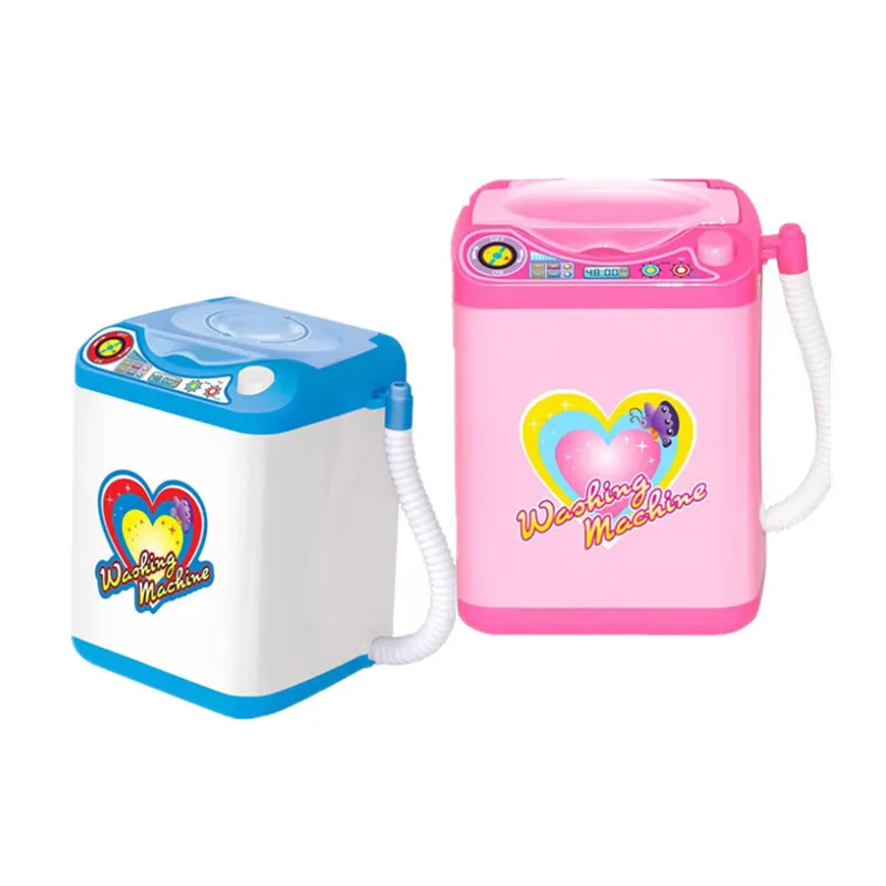 

Mini Educational Simulation Washing Machine Toys Kids Play House Pretend Toy for children Furniture Toys Children's day gift