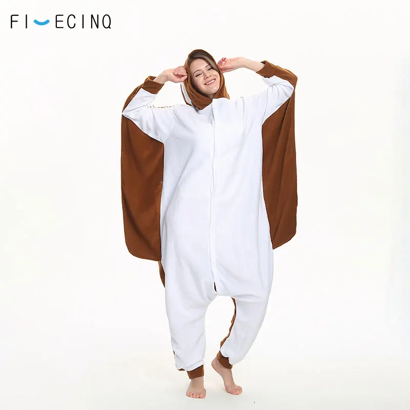 Sugar Gliders Cosplay Costume Animal Funny Kigurumi Brown Fly Mouse