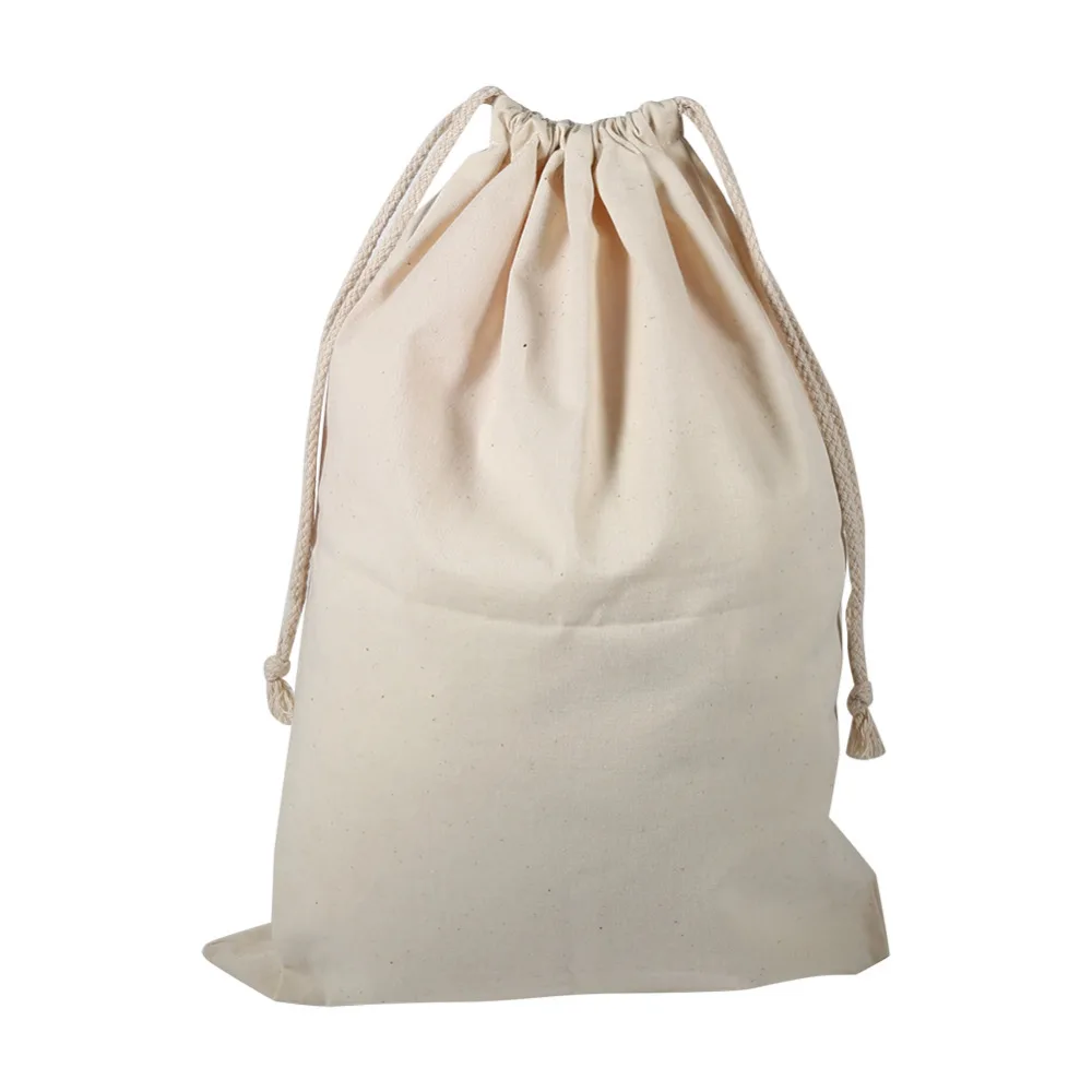 Drawstring Storage Cotton Linen Bag Laundry Sack Stuff Bags Drawstring Storage Cotton Linen Bag Laundry Sack Stuff Bags For Travel Home Sundry Dust Cloth In Baskets From Garden On
