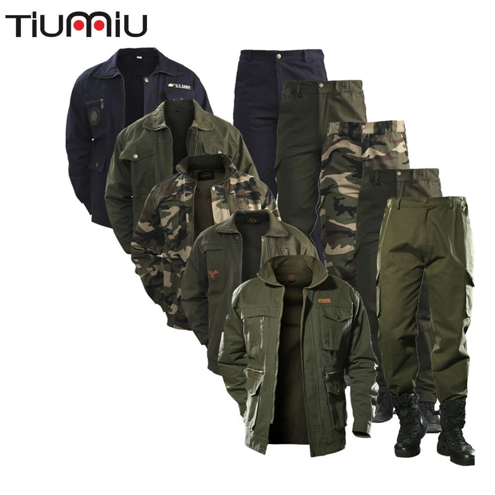 Military Uniform Workwear Suit Male Wear Camouflage Clothing Men's Labor Site Tooling Us Tactical M