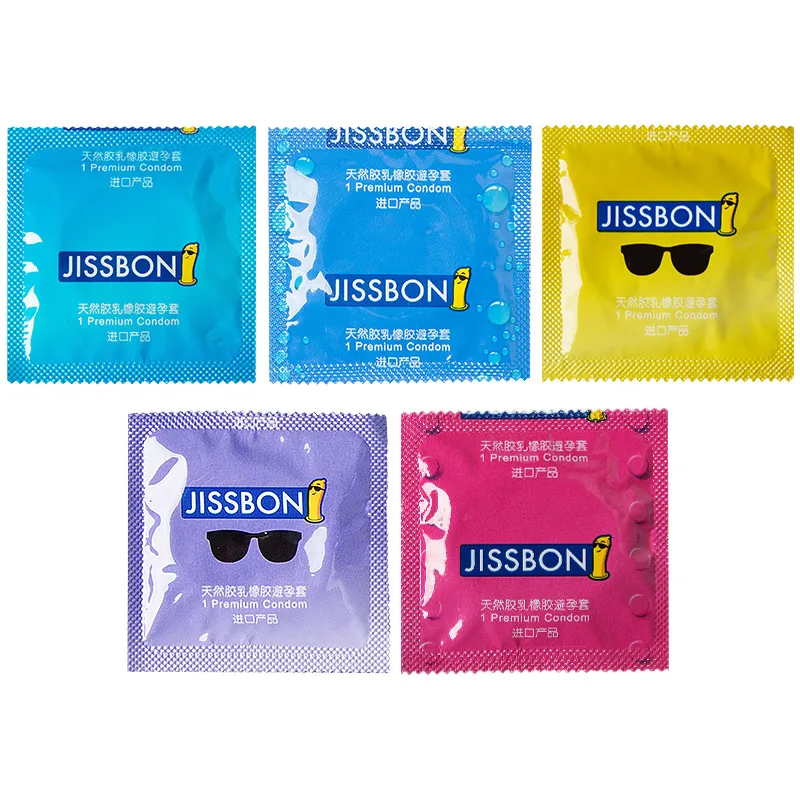 Презерватив Jissbon Mix 5 в 1 ультратонкий удлинитель для пениса интимные эротические